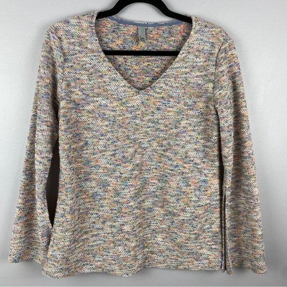 KUT from the Kloth Multi Colour Knit Pullover V Neck Sweater Small - Picture 2 of 11